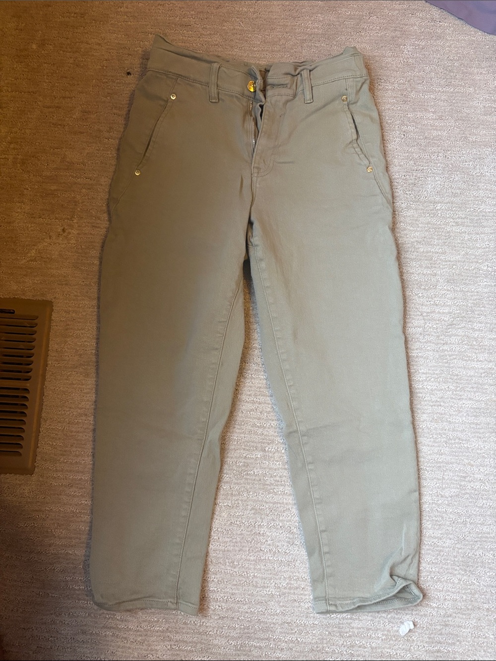 Vigoss Olive Green Boyfriend Jeans